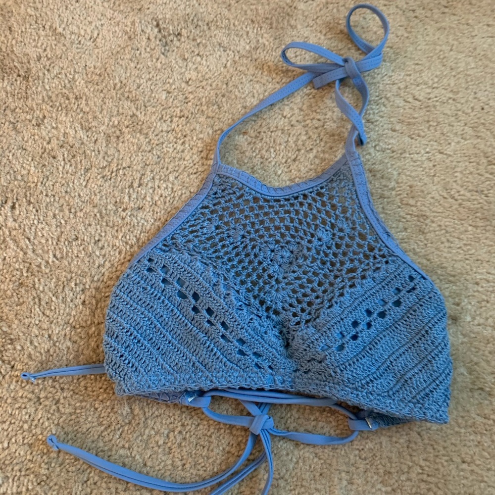 ika-kul light blue bikini top and bottom size xs
